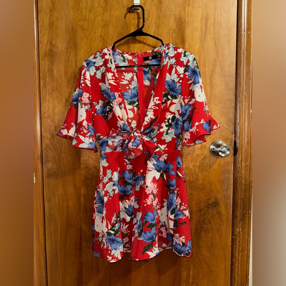 Colorful romper from Missguided size 8